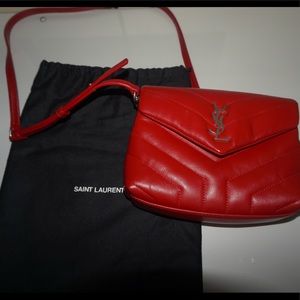 Saint Laurent toy loulou bag in quilted leather